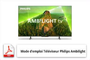 philips tv manual|téléviseur philips mode d'emploi.
